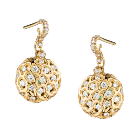 Reversible luxury diamond earrings