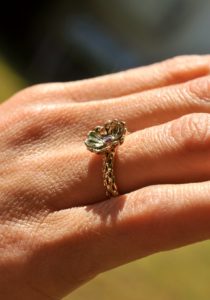 Brooke's gold flower ring
