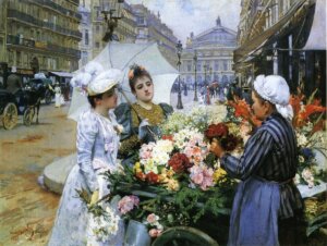 women and flowers